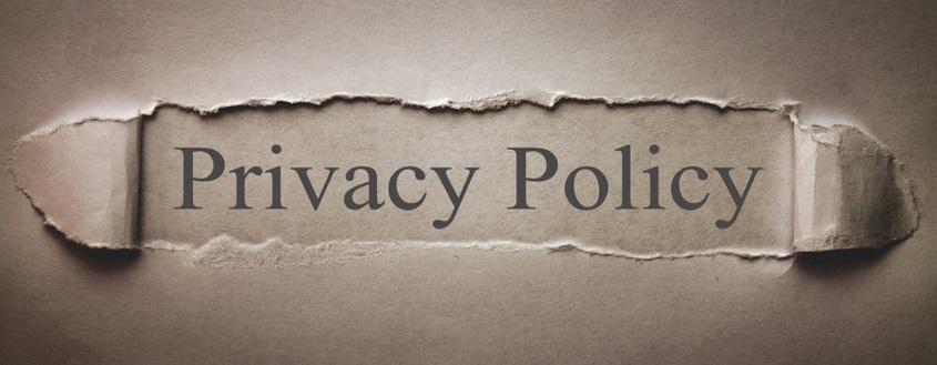 Privacy Policy written on paper